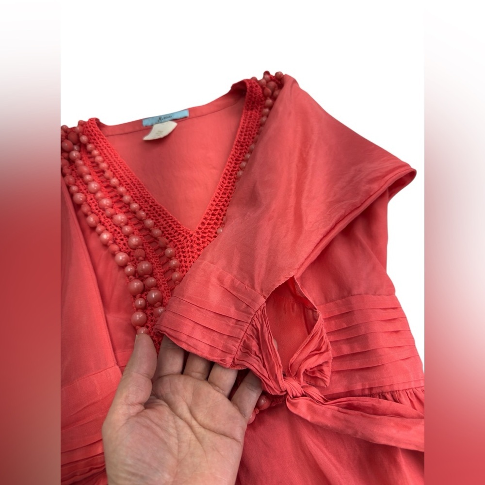 Marciano.  Coral V-Neck Top - Picture 4 of 12
